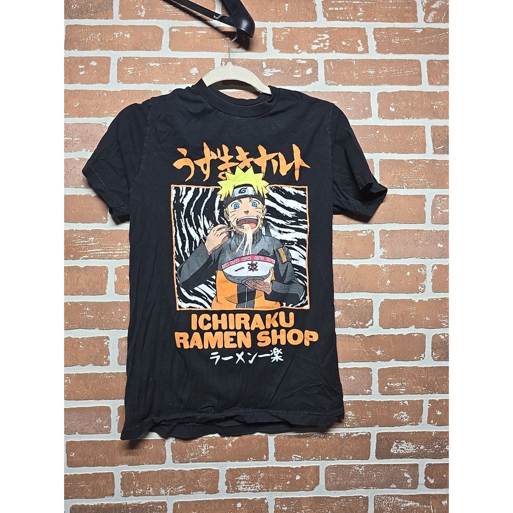 Naruto T-Shirt Boys S 2021 Shippuden Ichiraku Ramen Black‎